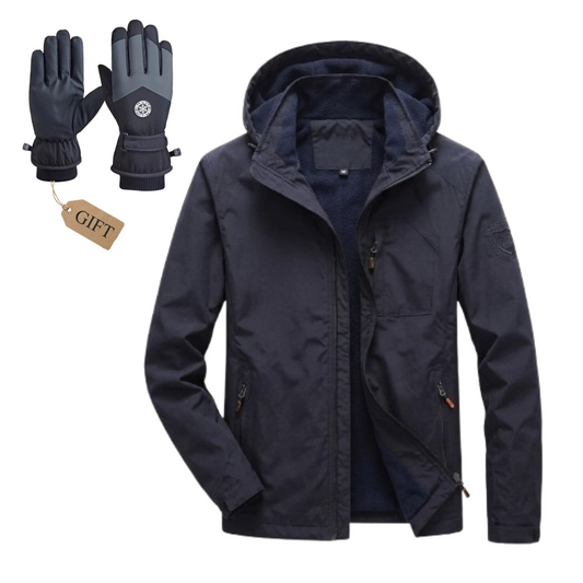 All-Weather Shield Hooded Jacket + Free Gloves
